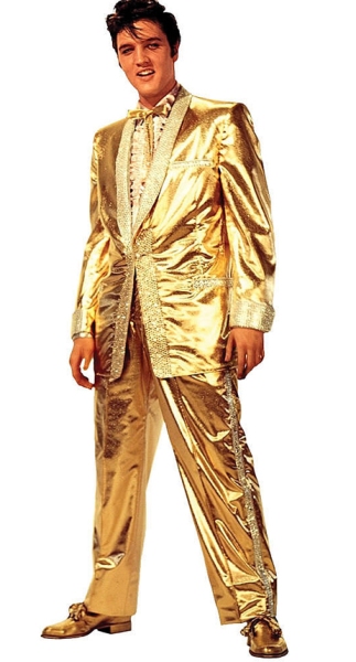 Elvis Presley gold lamé suit 